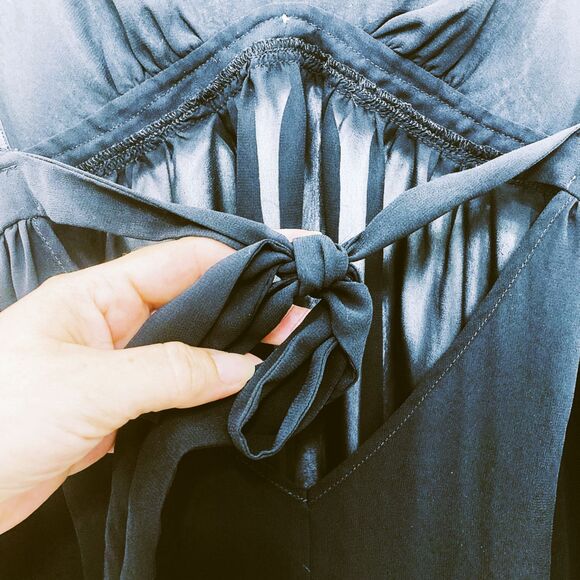 Betsey Johnson Black Sheer Lace Babydoll Nightgown – Size S - Picture 10 of 16